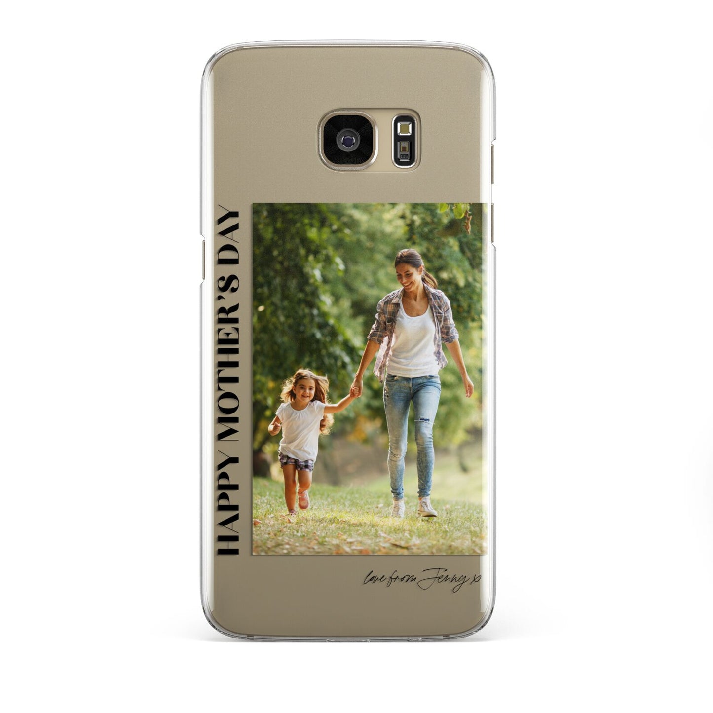 Mothers Day Photo with Text Samsung Galaxy S7 Edge Case