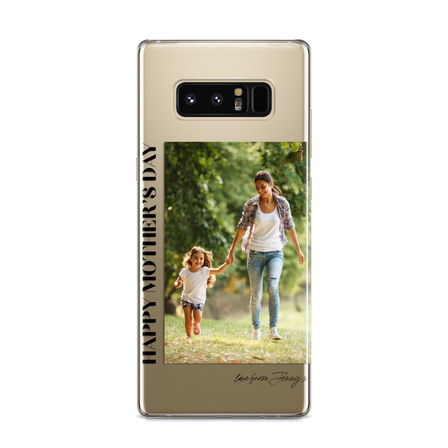 Mothers Day Photo with Text Samsung Galaxy S8 Case