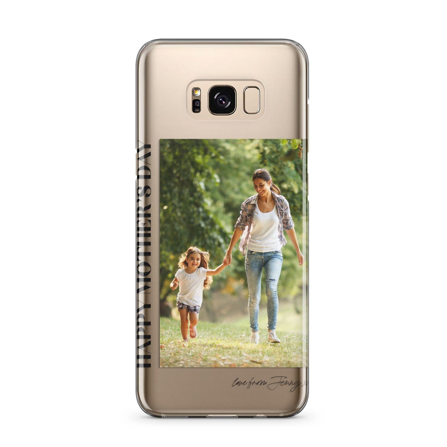 Mothers Day Photo with Text Samsung Galaxy S8 Plus Case