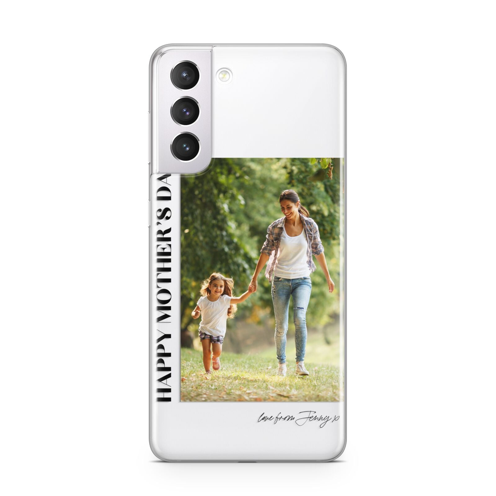 Mothers Day Photo with Text Samsung S21 Case