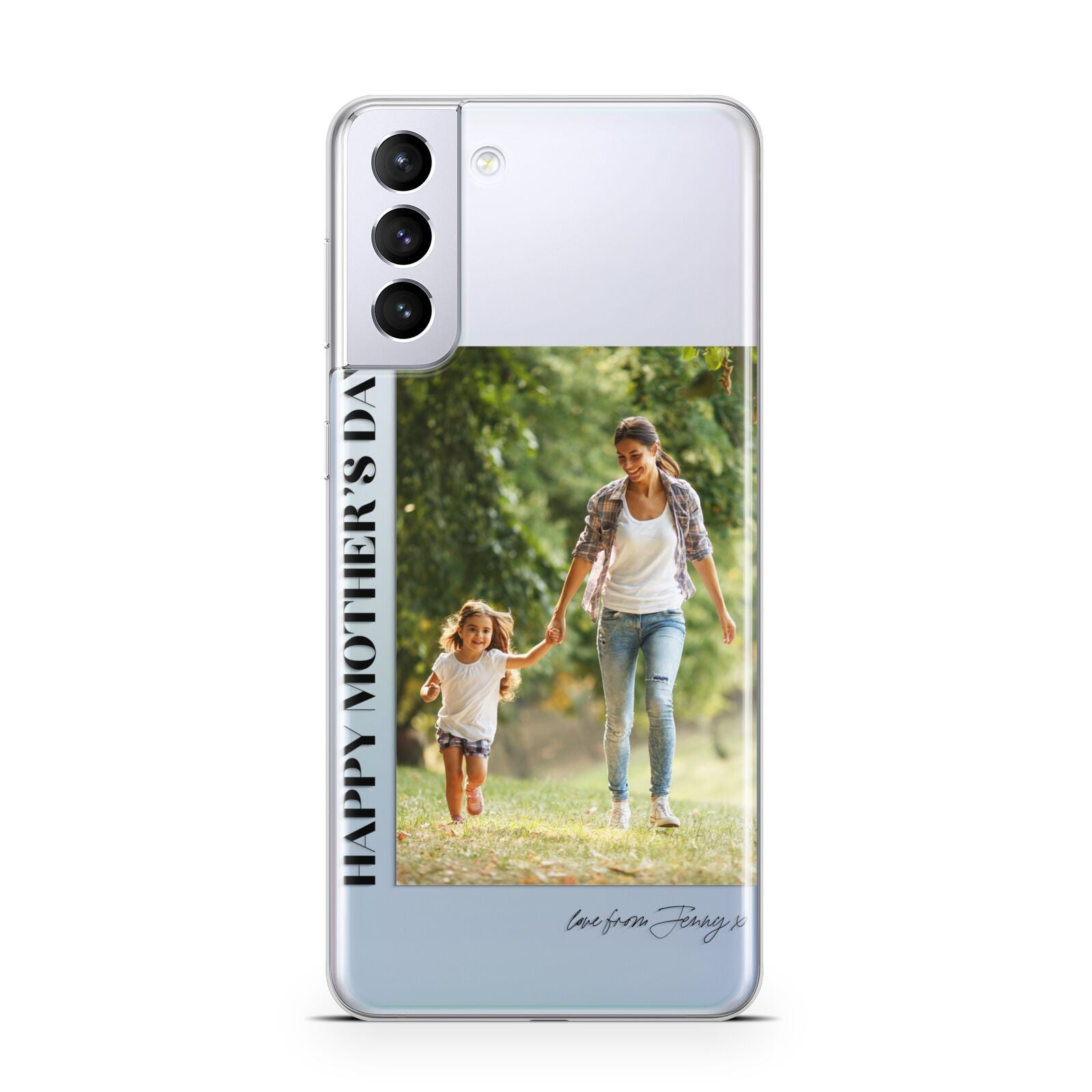 Mothers Day Photo with Text Samsung S21 Plus Case