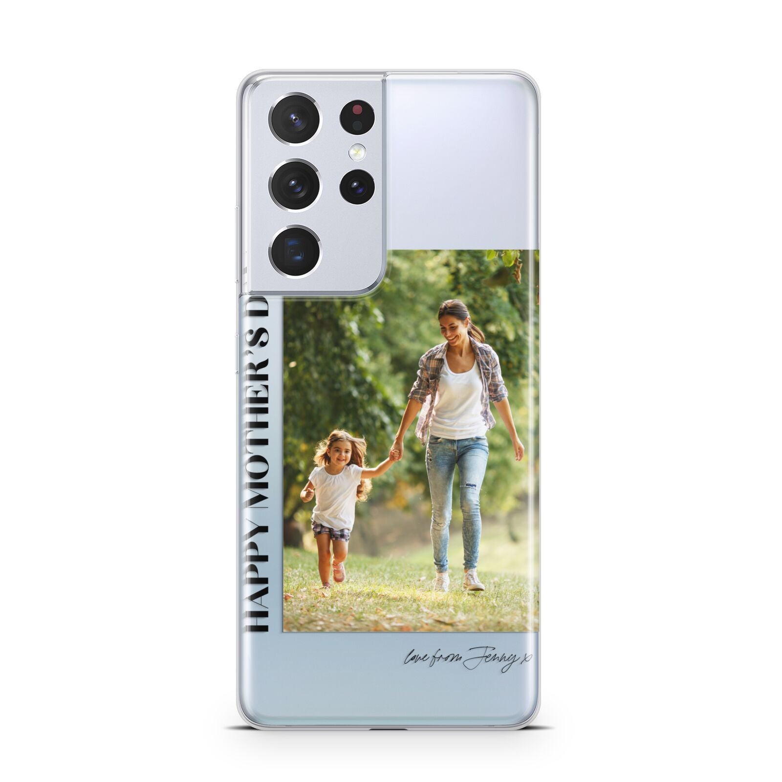 Mothers Day Photo with Text Samsung S21 Ultra Case