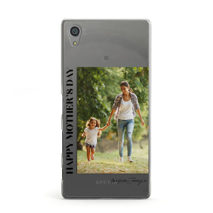 Mothers Day Photo with Text Sony Xperia Case