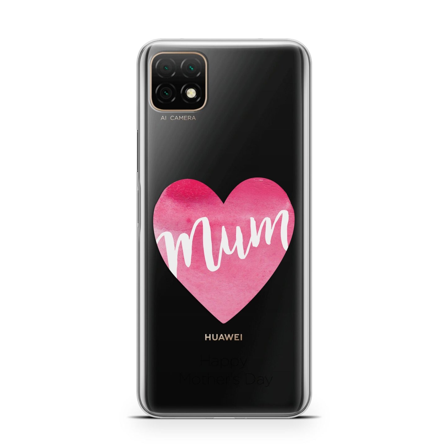 Mothers Day Watercolour Heart Huawei Enjoy 20 Phone Case