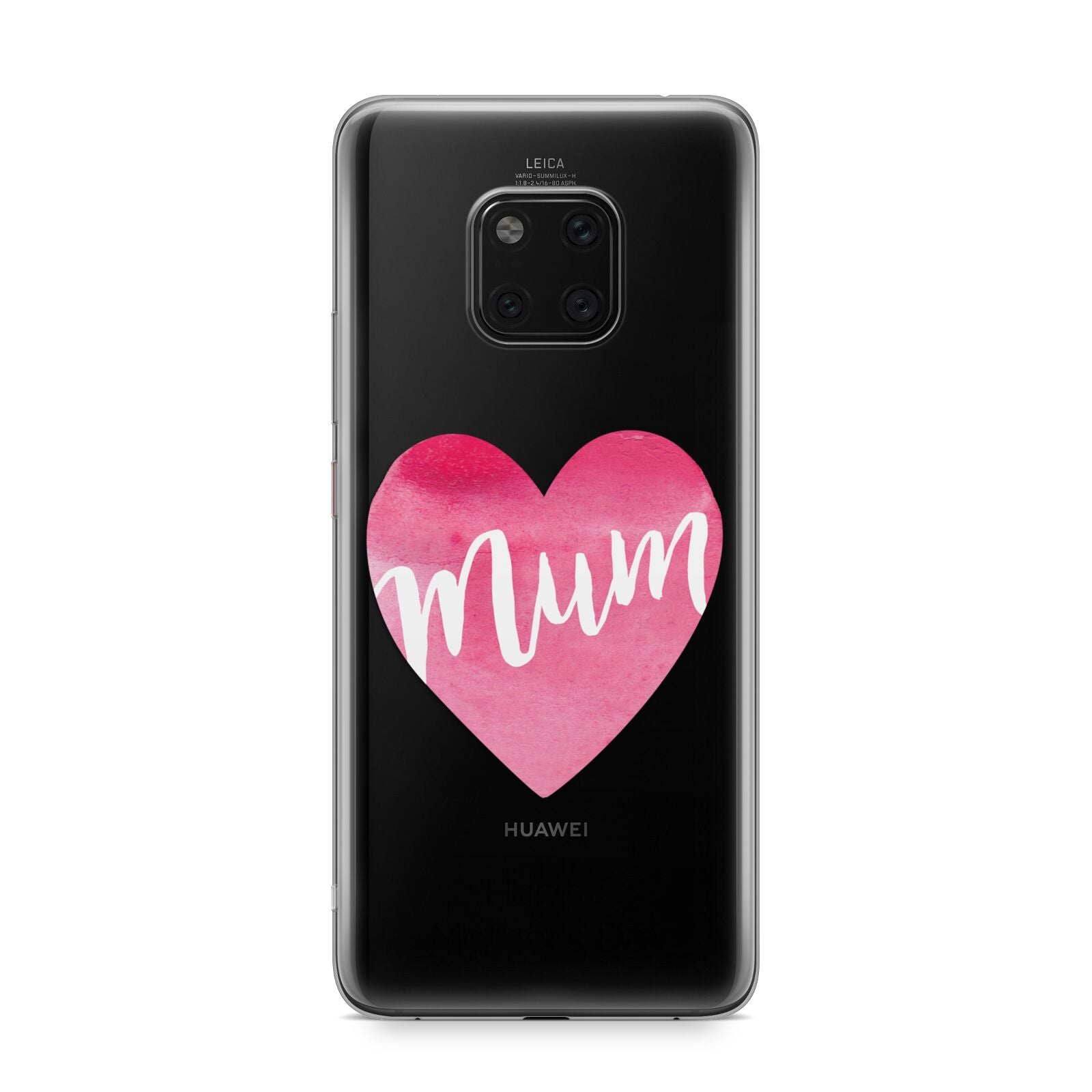 Mothers Day Watercolour Heart Huawei Mate 20 Pro Phone Case