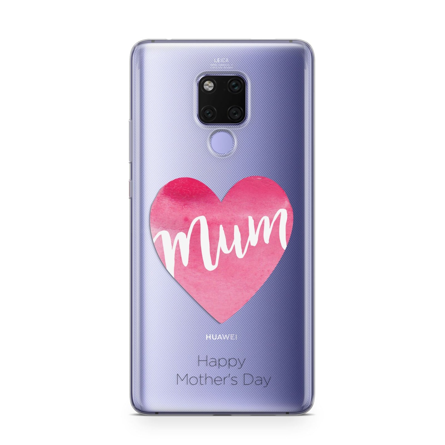 Mothers Day Watercolour Heart Huawei Mate 20X Phone Case