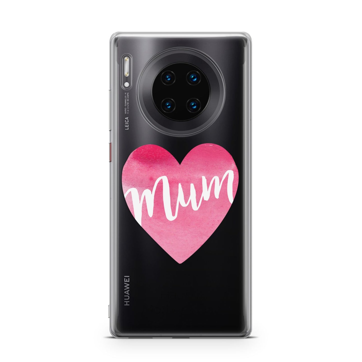 Mothers Day Watercolour Heart Huawei Mate 30 Pro Phone Case