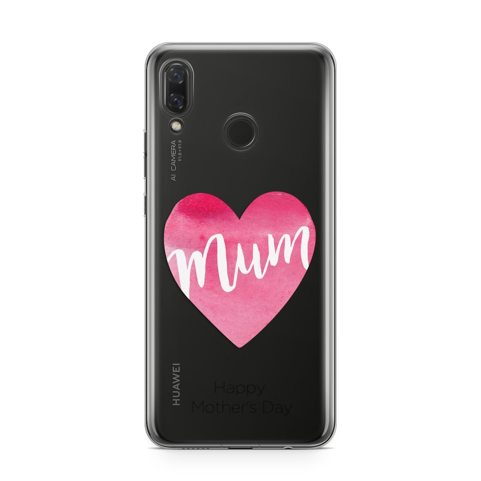 Mothers Day Watercolour Heart Huawei Nova 3 Phone Case