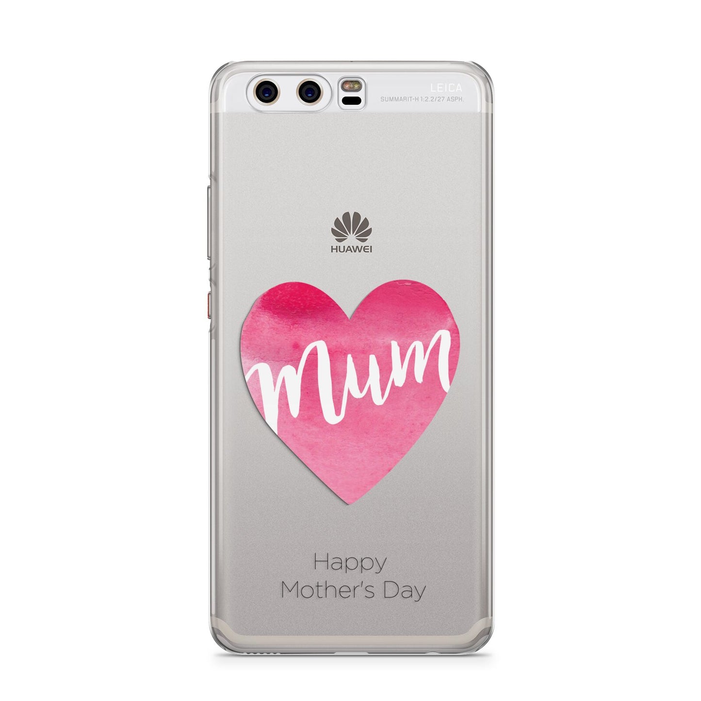 Mothers Day Watercolour Heart Huawei P10 Phone Case