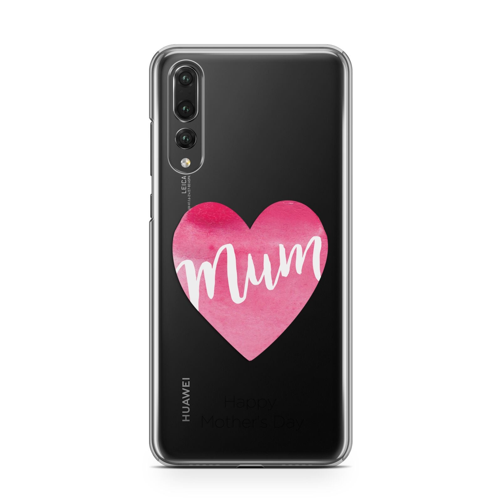 Mothers Day Watercolour Heart Huawei P20 Pro Phone Case