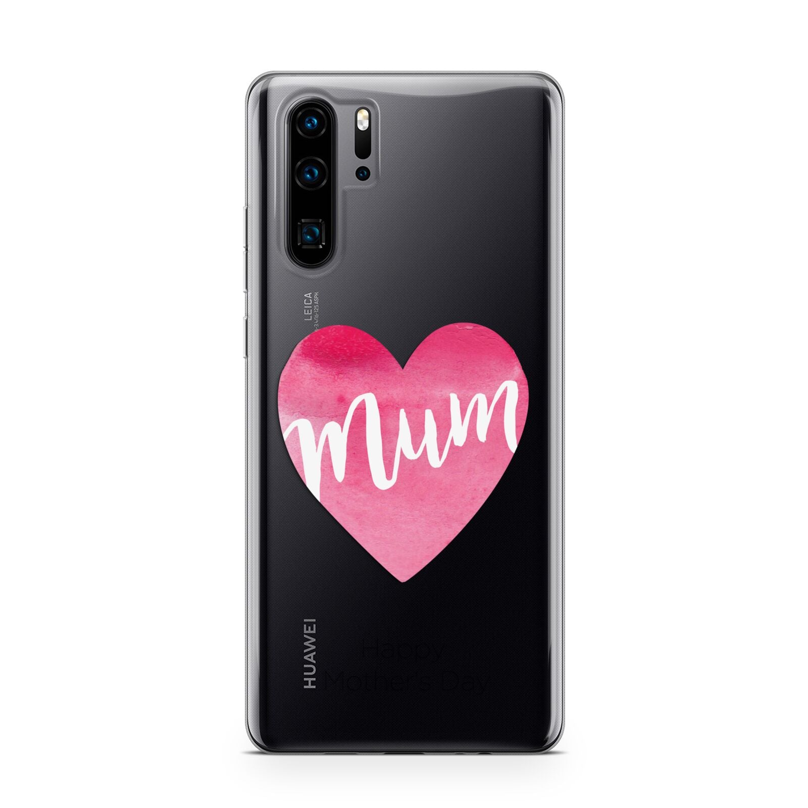 Mothers Day Watercolour Heart Huawei P30 Pro Phone Case