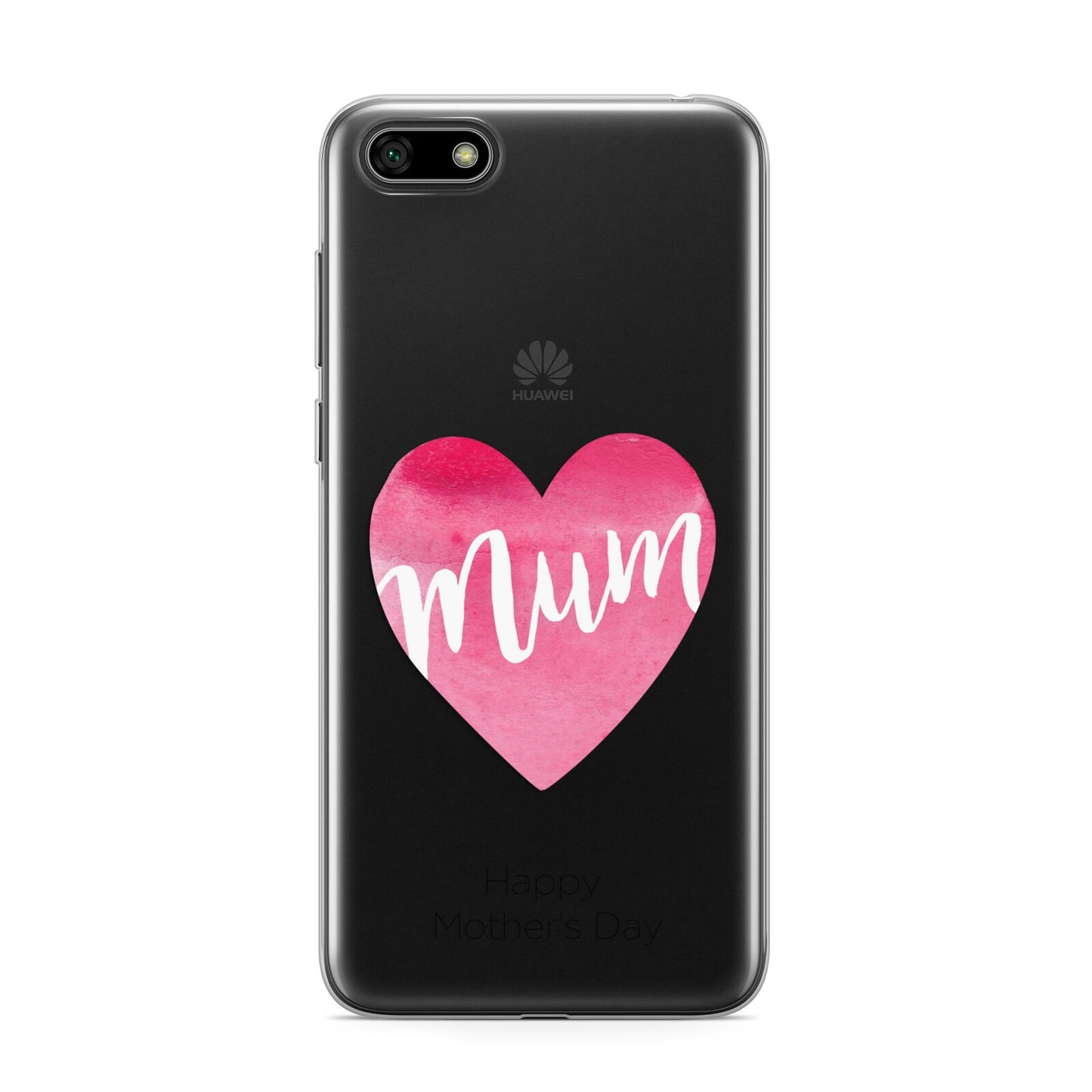 Mothers Day Watercolour Heart Huawei Y5 Prime 2018 Phone Case