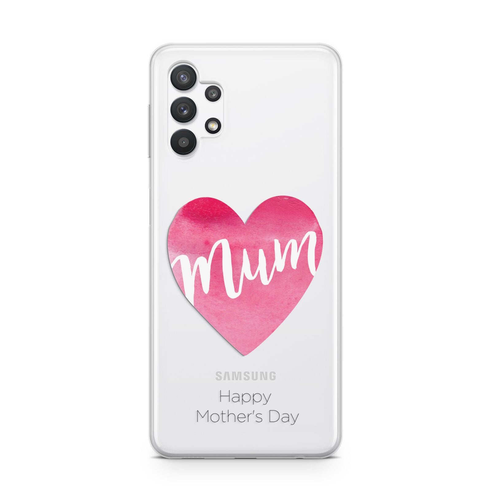 Mothers Day Watercolour Heart Samsung A32 5G Case