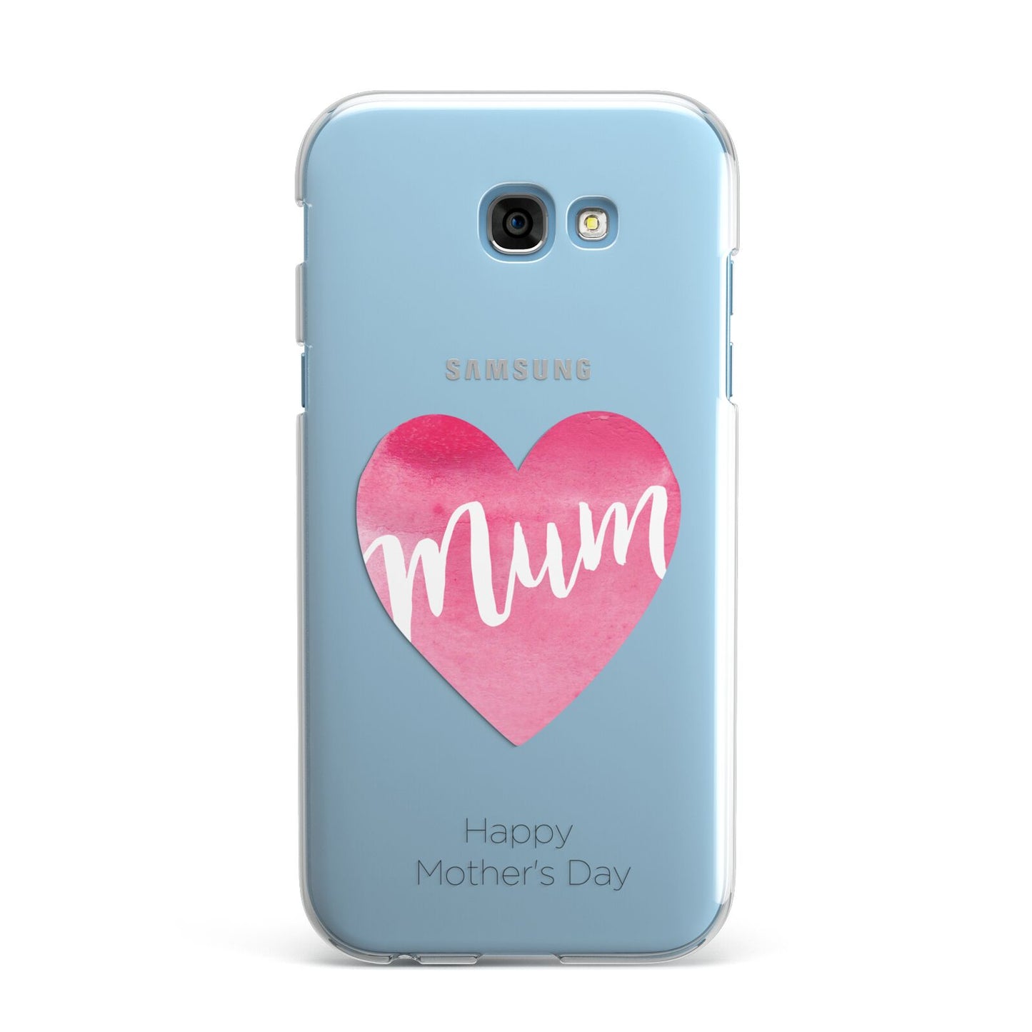 Mothers Day Watercolour Heart Samsung Galaxy A7 2017 Case