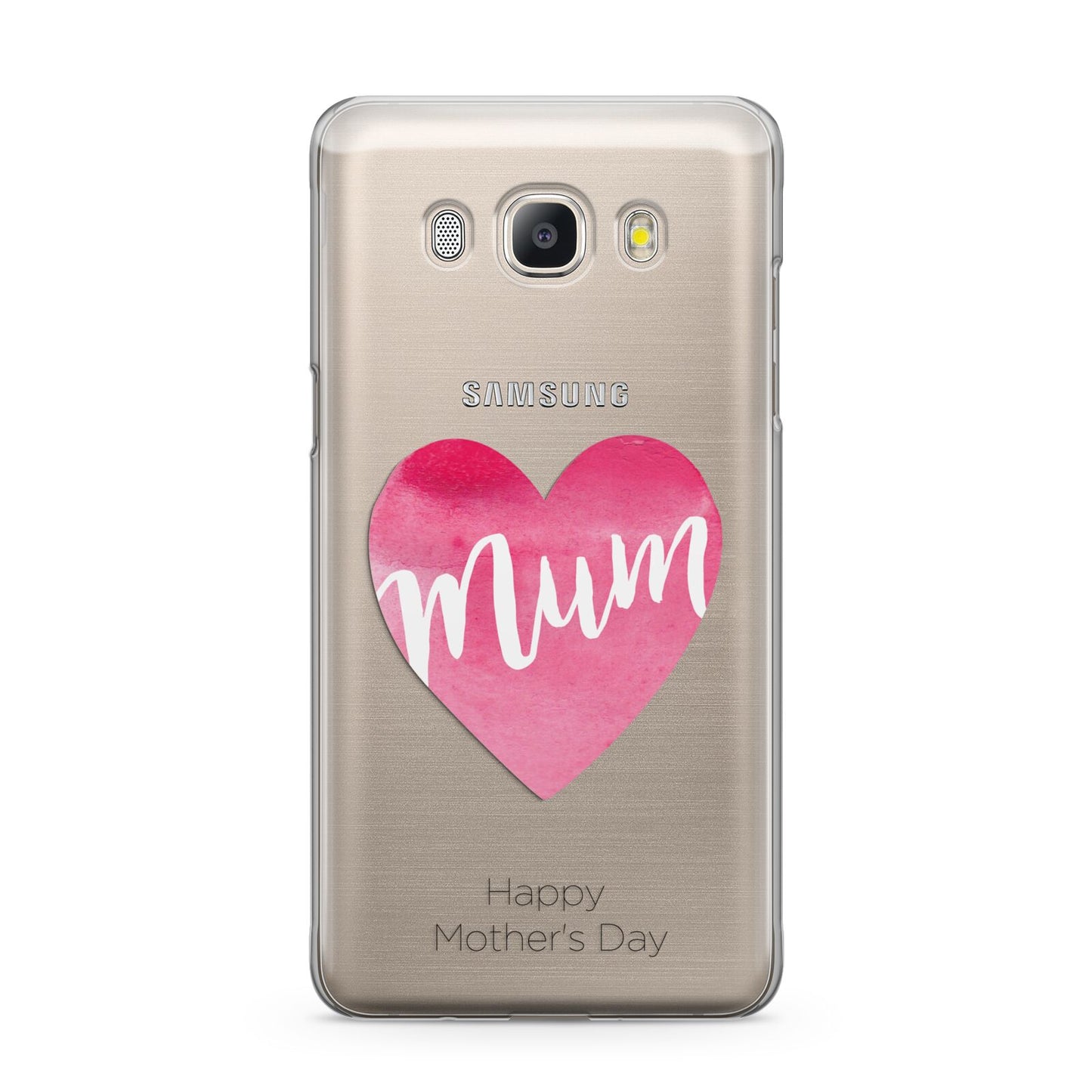 Mothers Day Watercolour Heart Samsung Galaxy J5 2016 Case