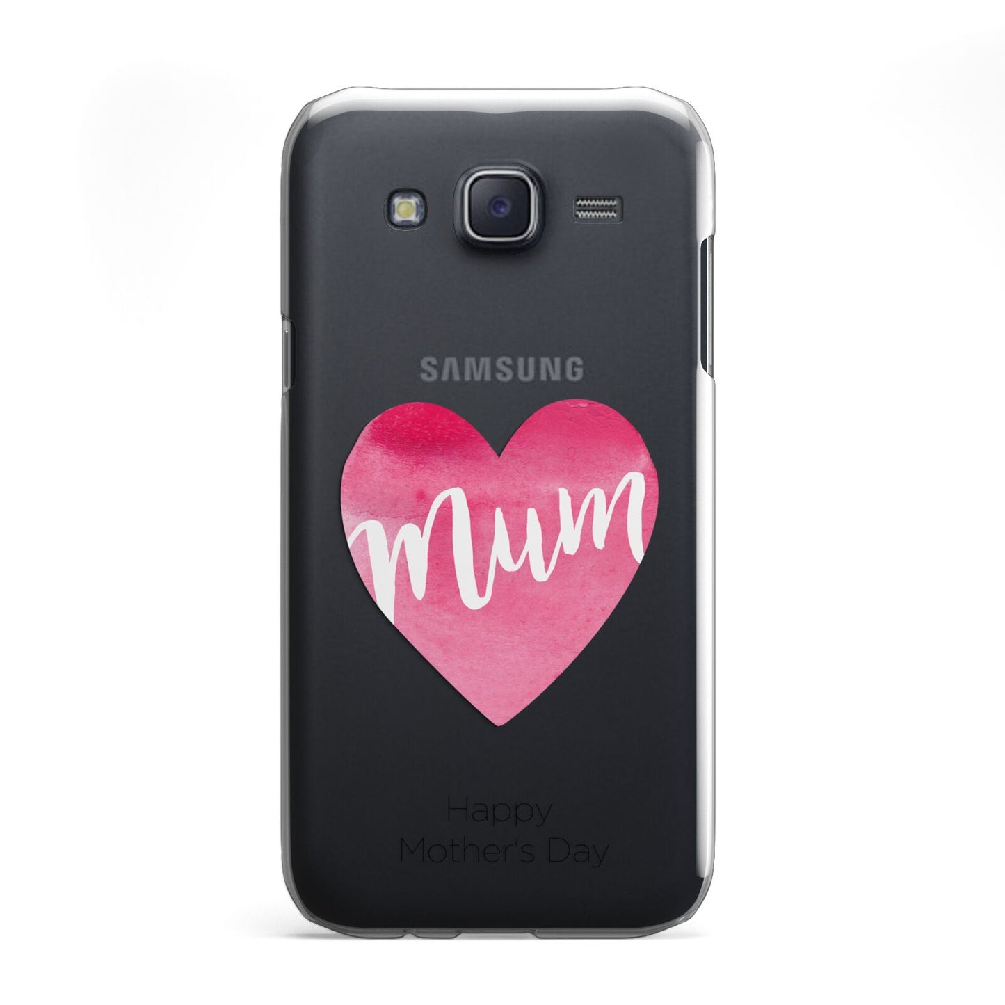 Mothers Day Watercolour Heart Samsung Galaxy J5 Case