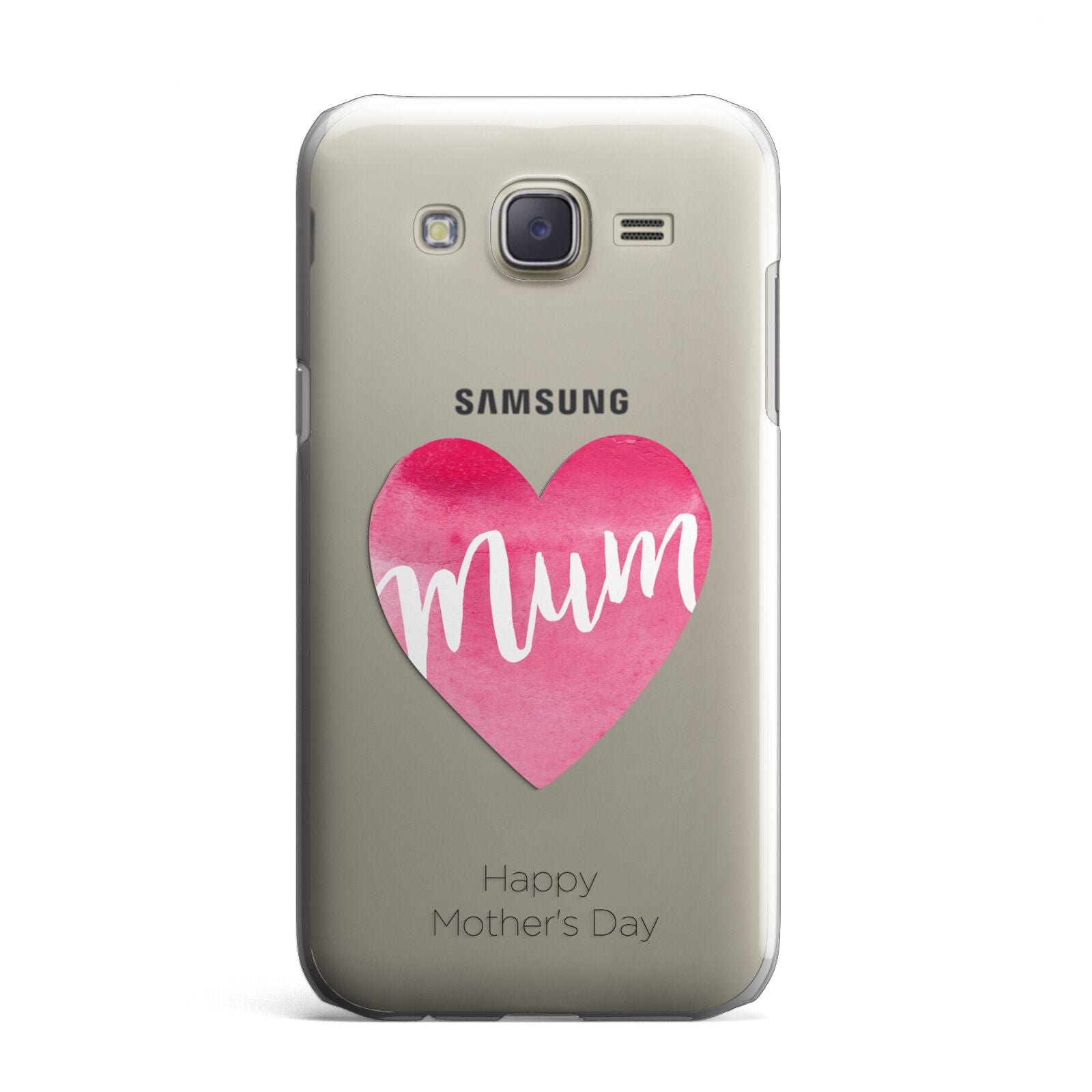 Mothers Day Watercolour Heart Samsung Galaxy J7 Case