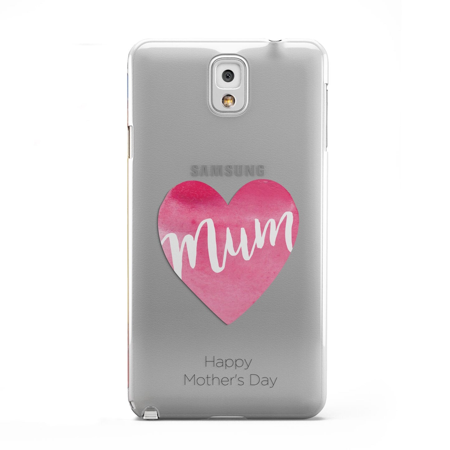 Mothers Day Watercolour Heart Samsung Galaxy Note 3 Case