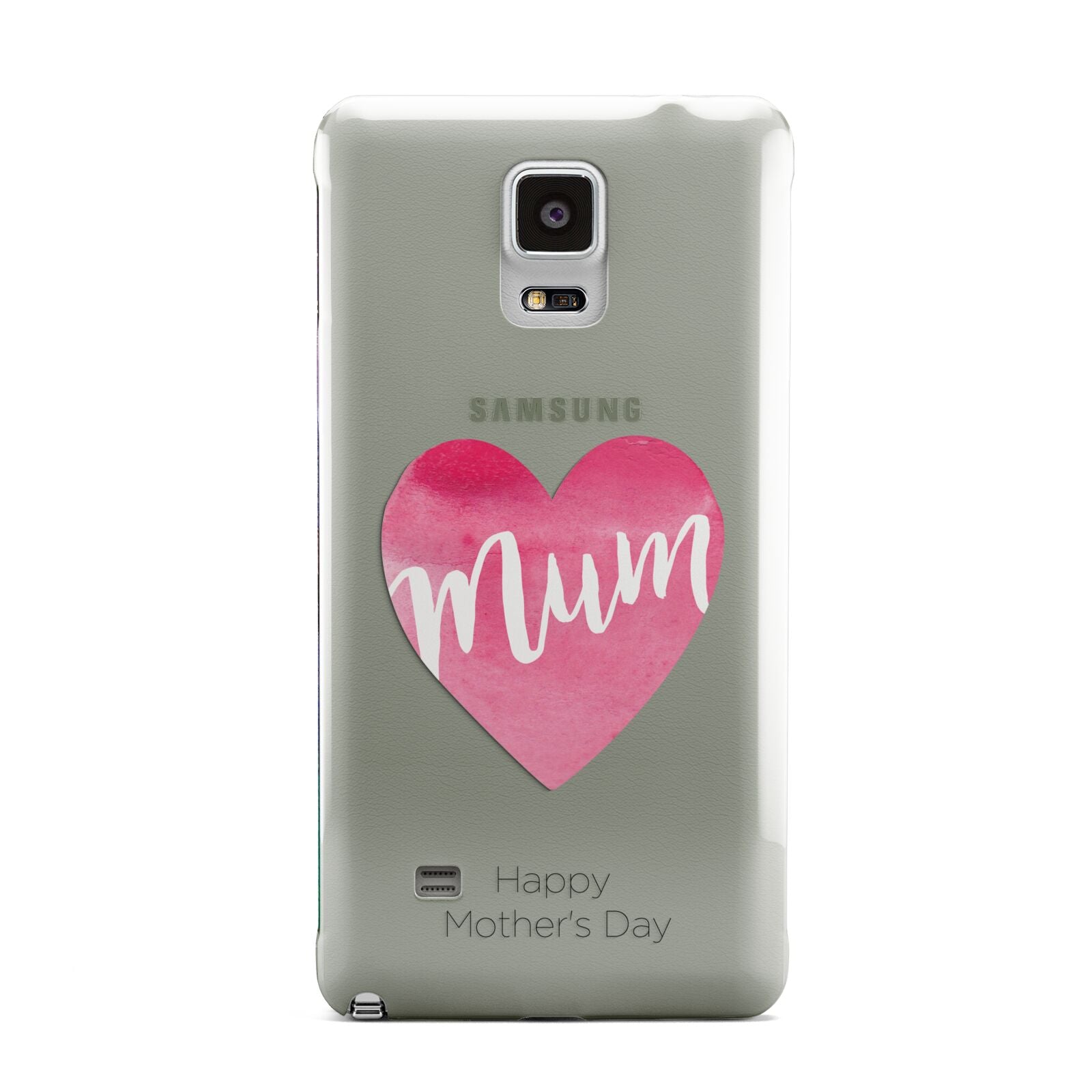 Mothers Day Watercolour Heart Samsung Galaxy Note 4 Case