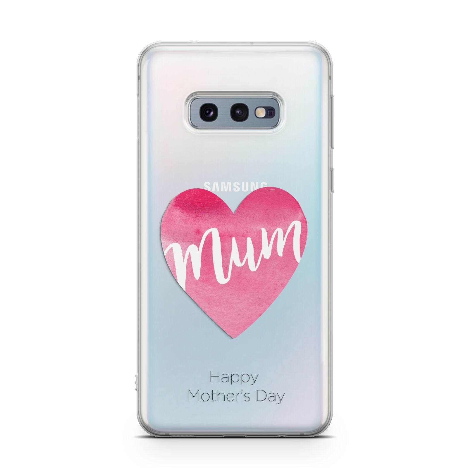 Mothers Day Watercolour Heart Samsung Galaxy S10E Case