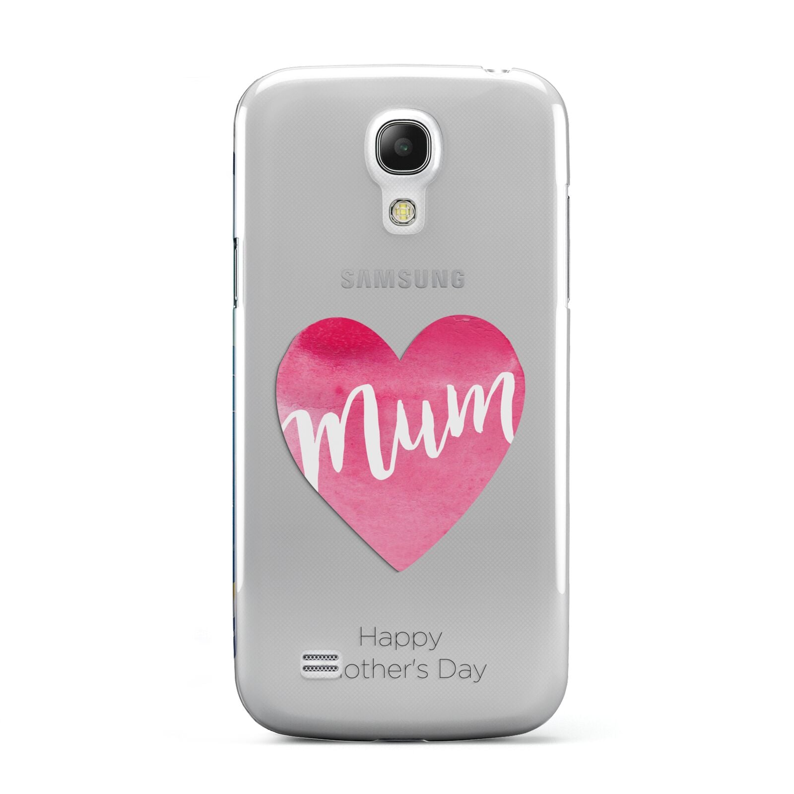 Mothers Day Watercolour Heart Samsung Galaxy S4 Mini Case