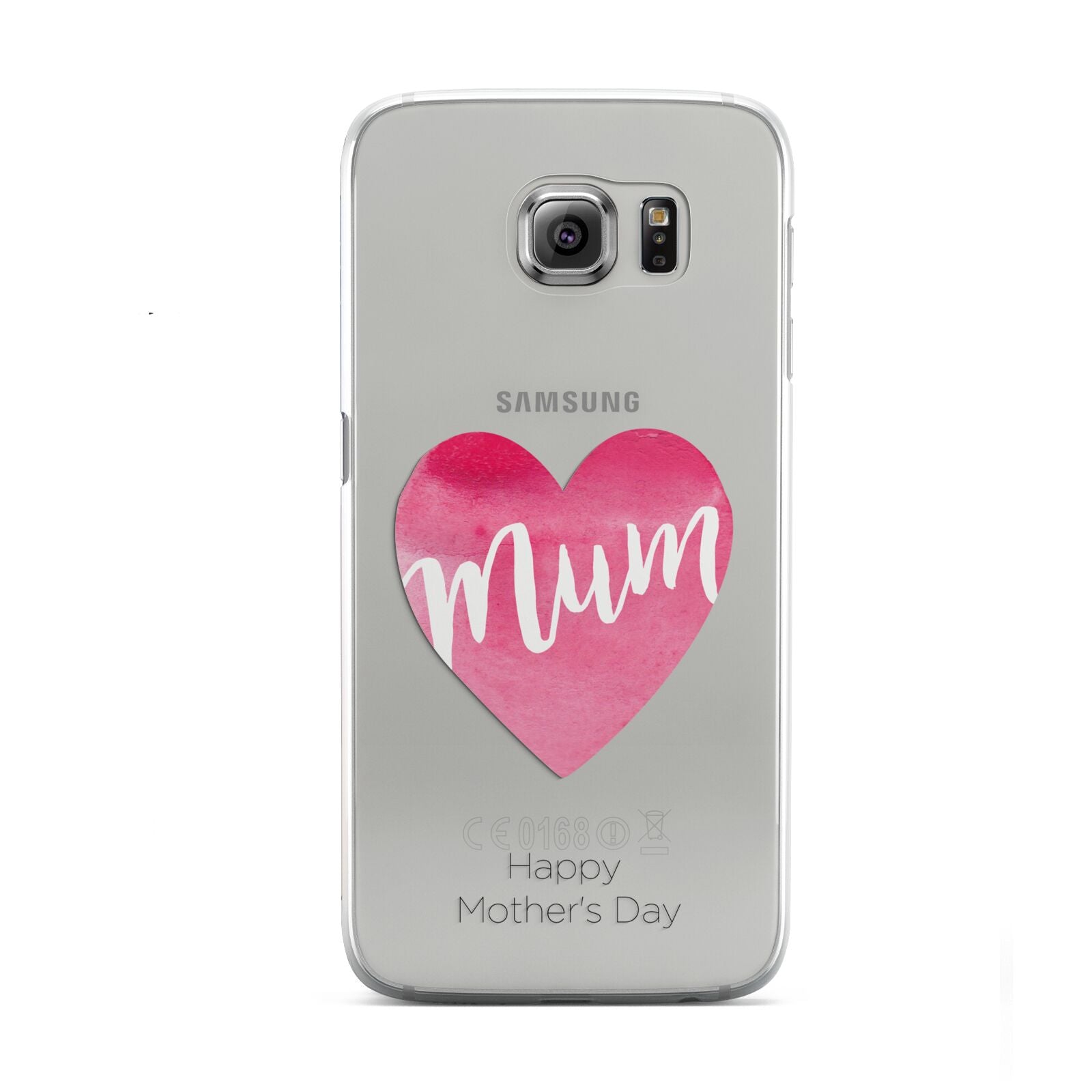 Mothers Day Watercolour Heart Samsung Galaxy S6 Case