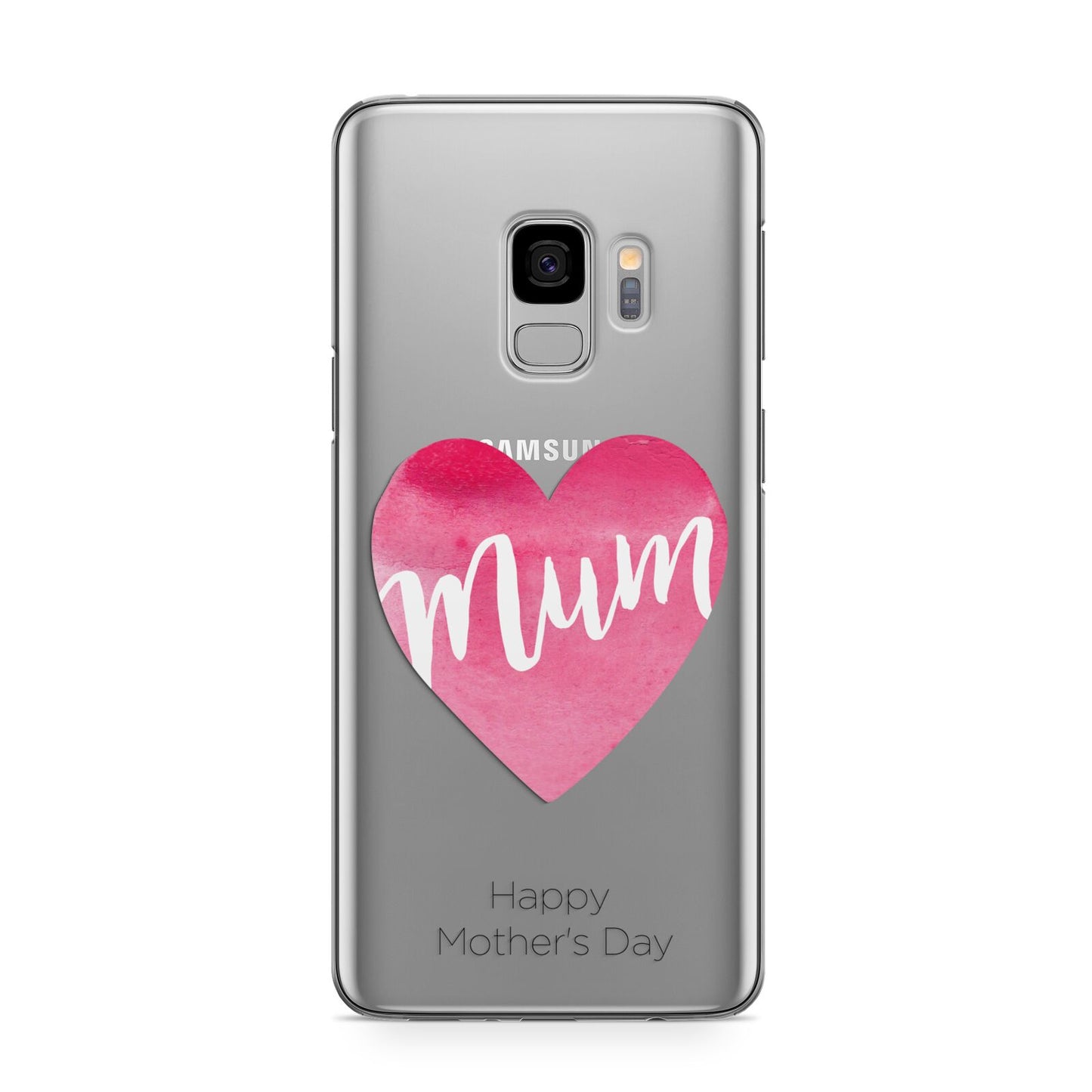 Mothers Day Watercolour Heart Samsung Galaxy S9 Case