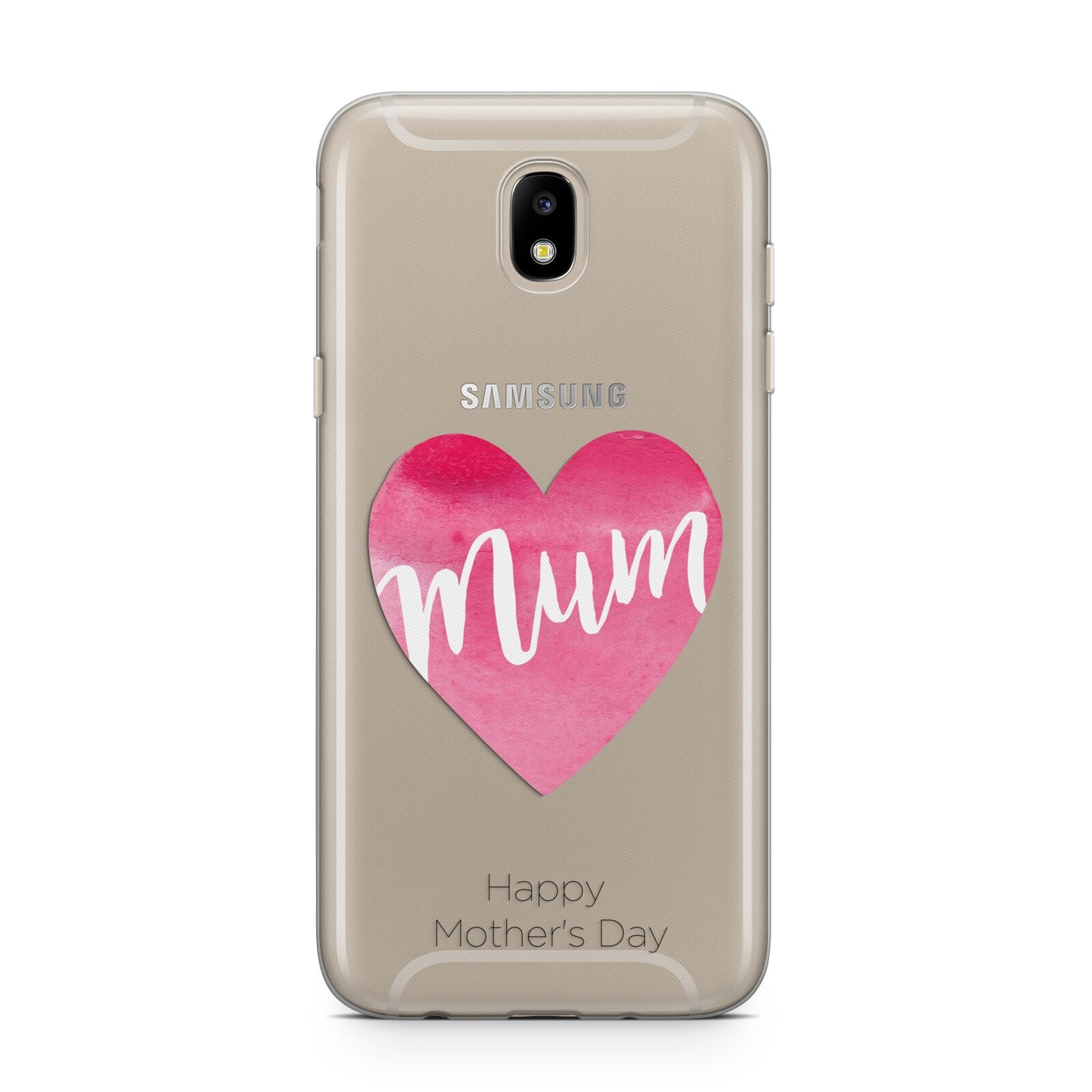 Mothers Day Watercolour Heart Samsung J5 2017 Case