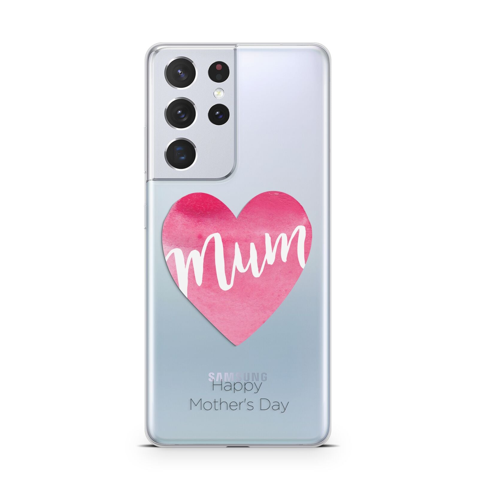 Mothers Day Watercolour Heart Samsung S21 Ultra Case