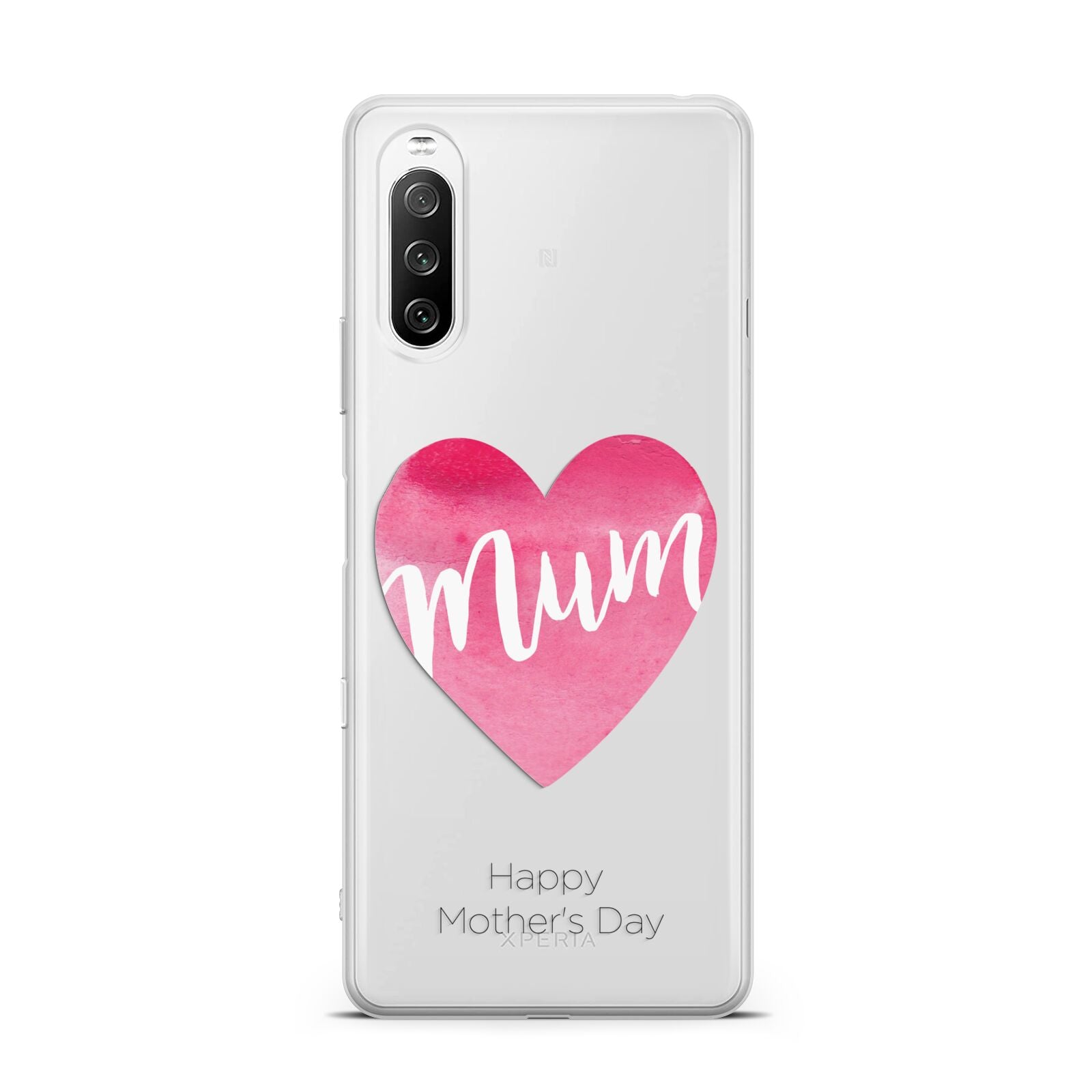 Mothers Day Watercolour Heart Sony Xperia 10 III Case