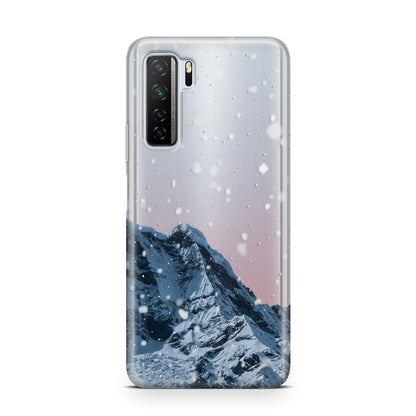 Mountain Snow Scene Huawei P40 Lite 5G Phone Case