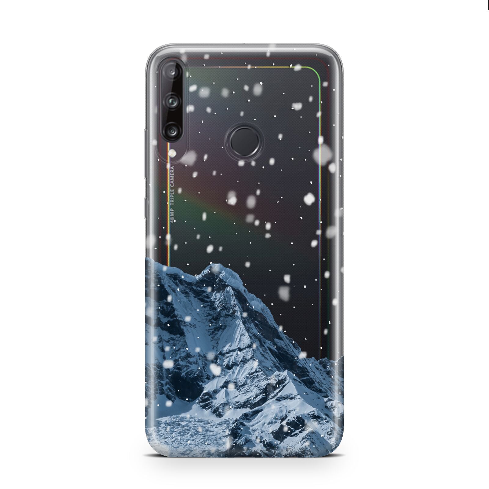 Mountain Snow Scene Huawei P40 Lite E Phone Case