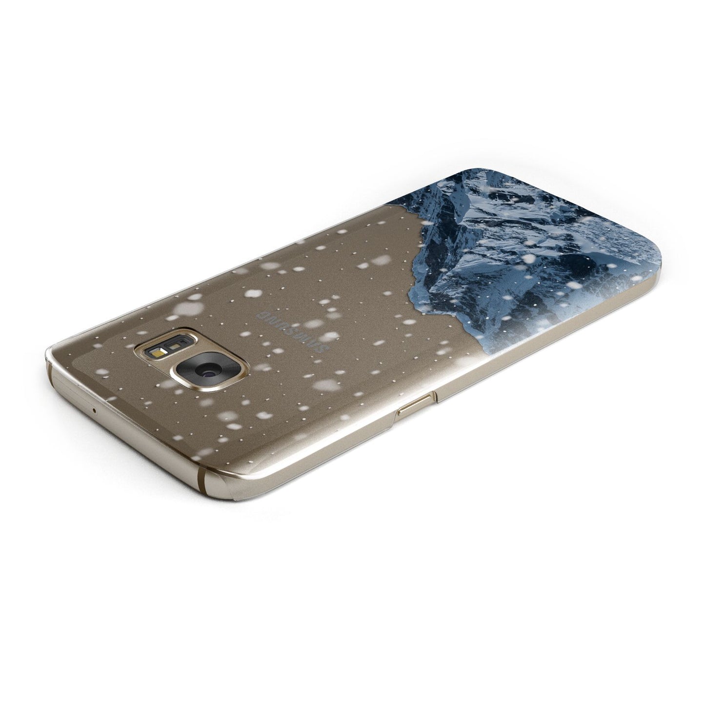 Mountain Snow Scene Samsung Galaxy Case Top Cutout