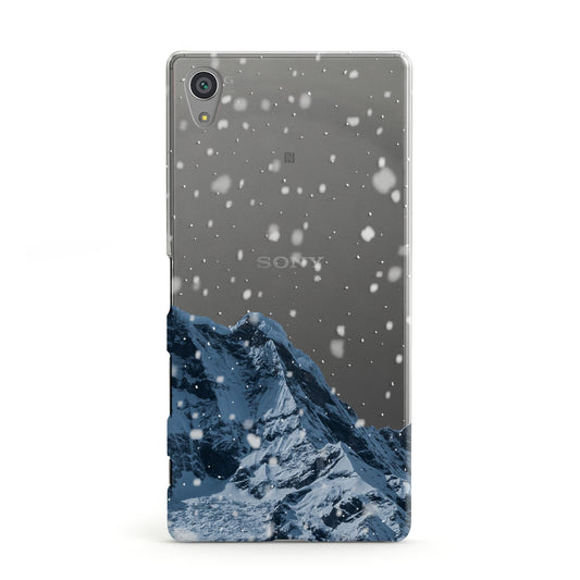 Mountain Snow Scene Sony Xperia Case