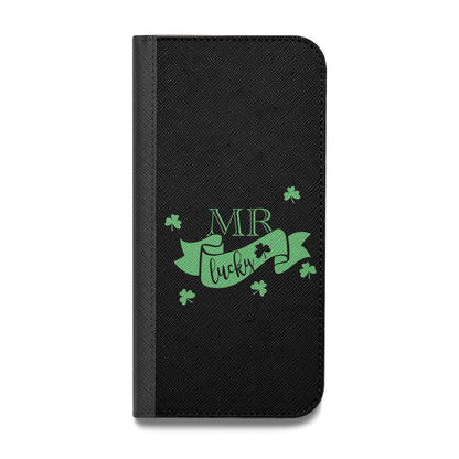 Mr Lucky Vegan Leather Flip iPhone Case