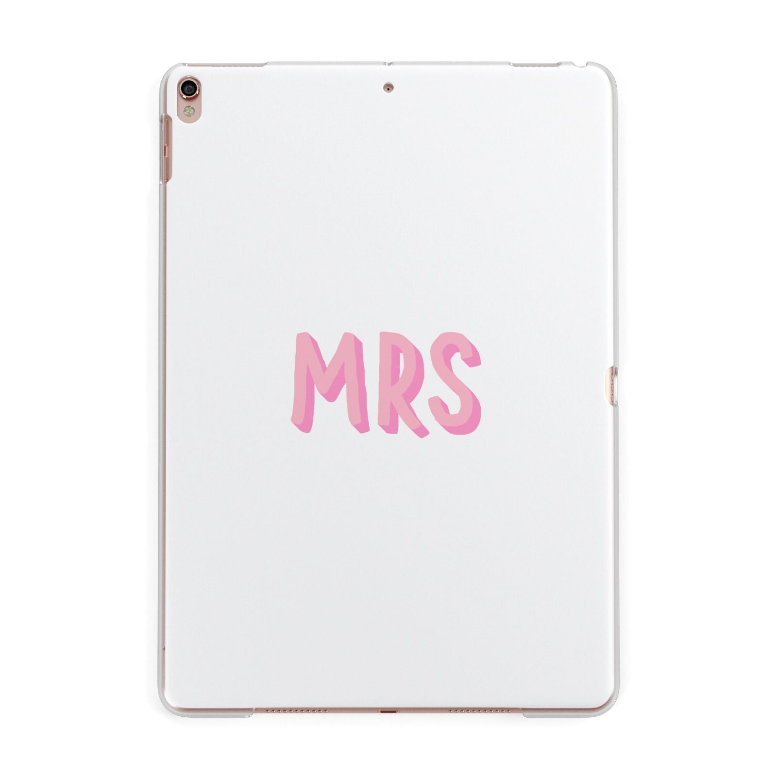 Mrs Apple iPad Rose Gold Case