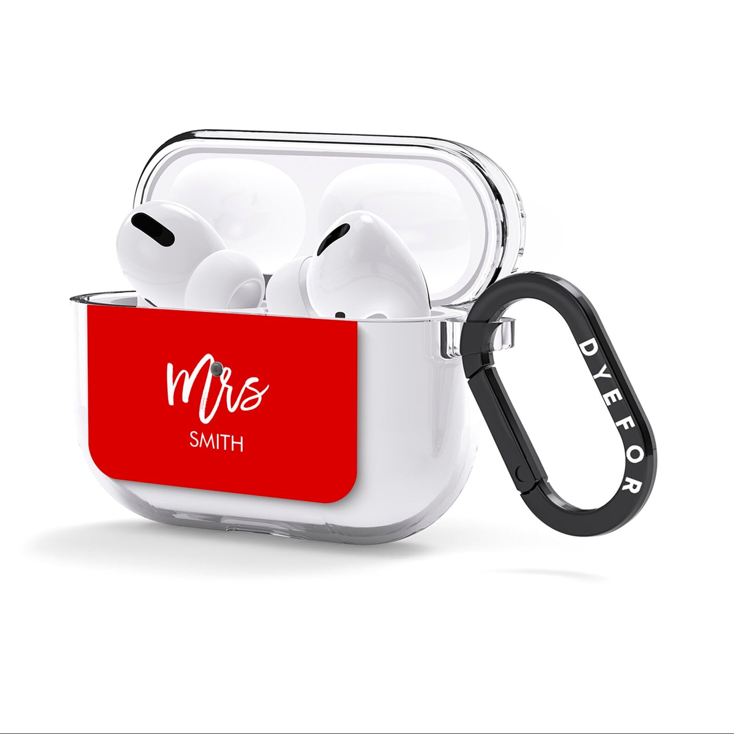 Mrs Custom AirPods Clear Case 3rd Gen Side Image