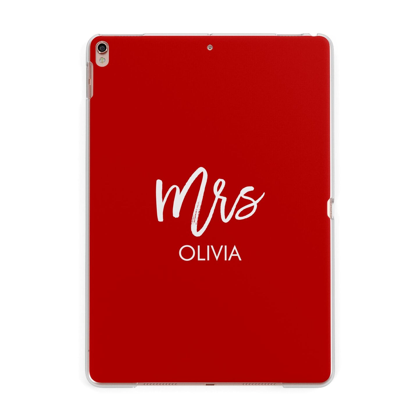 Mrs Custom Apple iPad Rose Gold Case