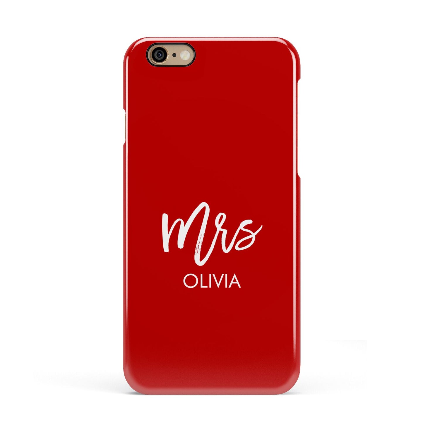 Mrs Custom Apple iPhone 6 3D Snap Case