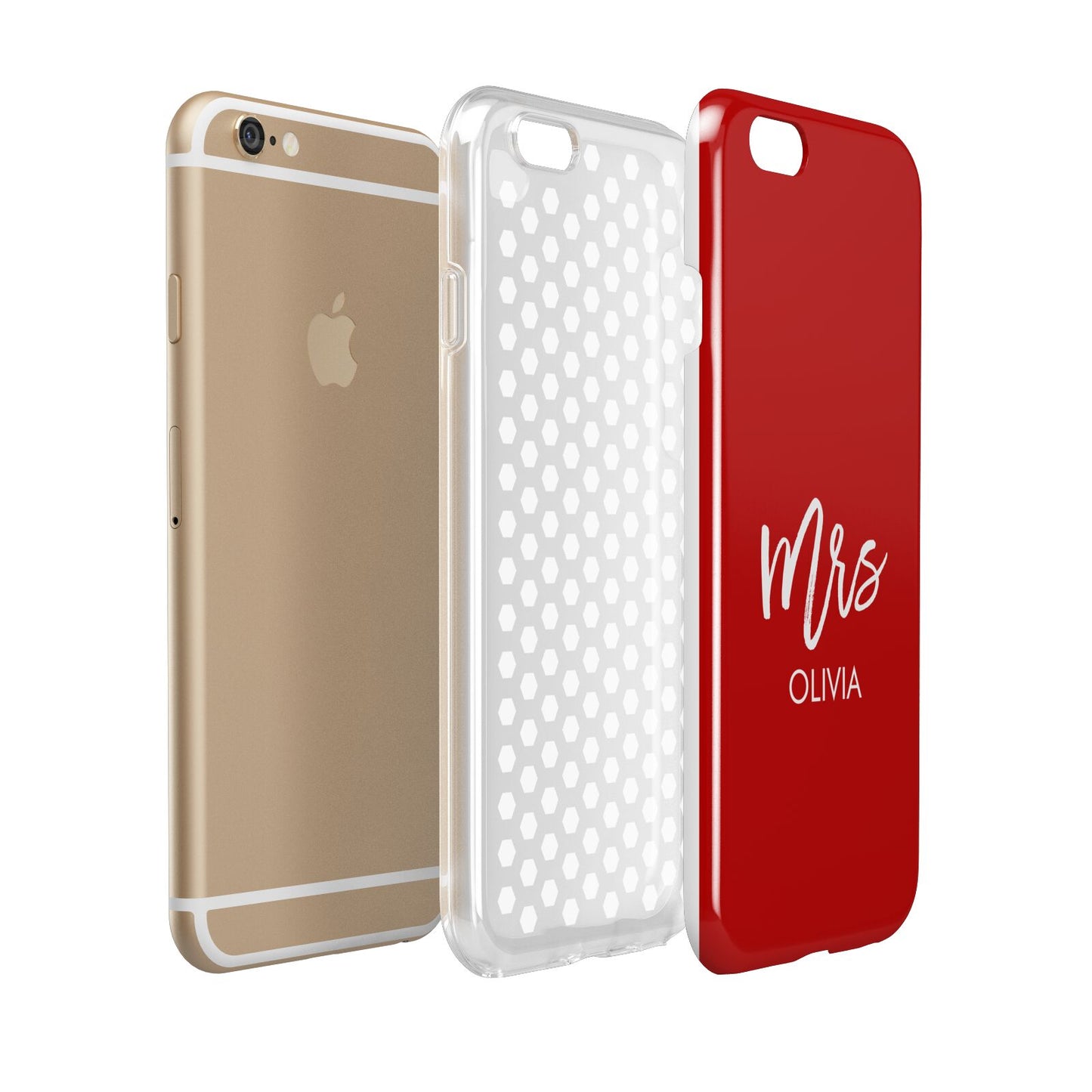 Mrs Custom Apple iPhone 6 3D Tough Case Expanded view