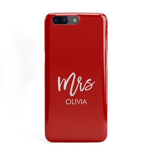 Mrs Custom OnePlus Case