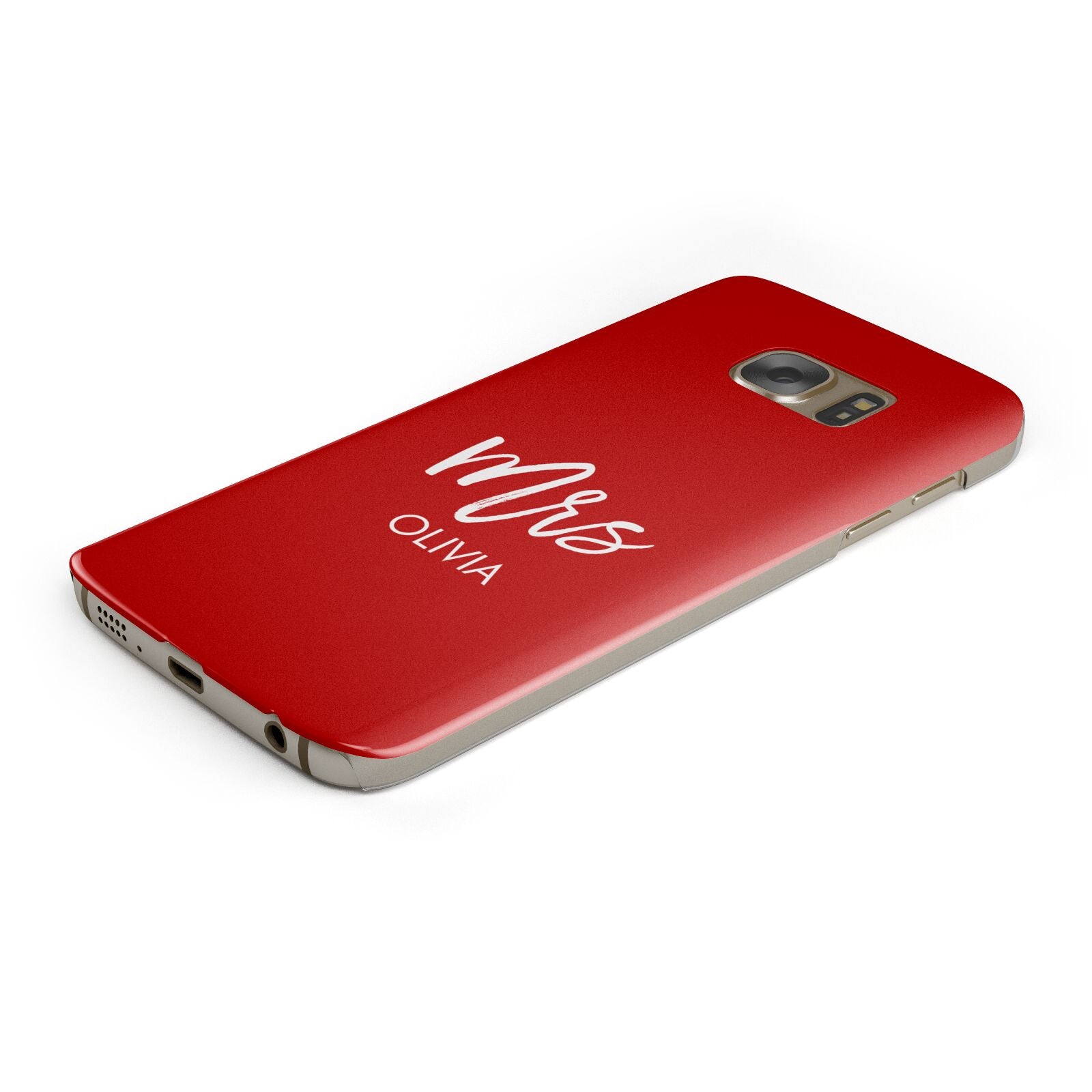 Mrs Custom Protective Samsung Galaxy Case Angled Image