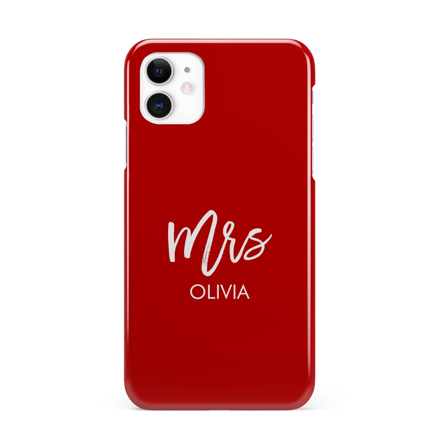 Mrs Custom iPhone 11 3D Snap Case