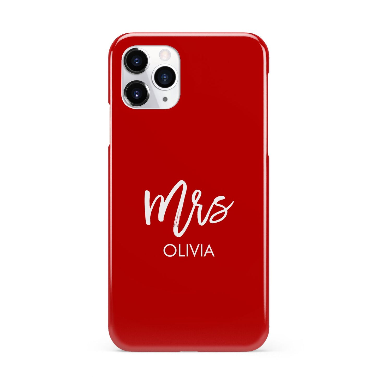 Mrs Custom iPhone 11 Pro 3D Snap Case