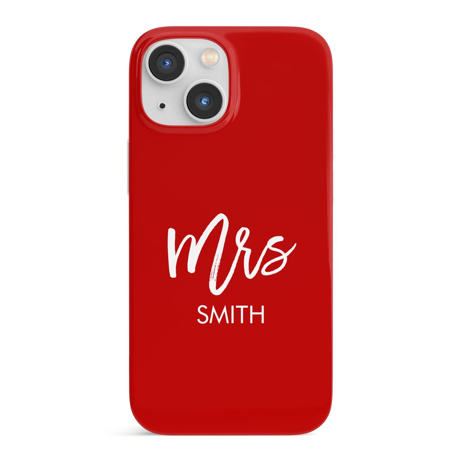 Mrs Custom iPhone 13 Mini Full Wrap 3D Snap Case