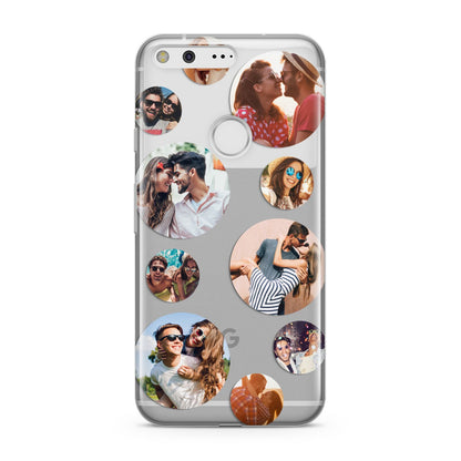 Multi Circular Photo Collage Upload Google Pixel Case