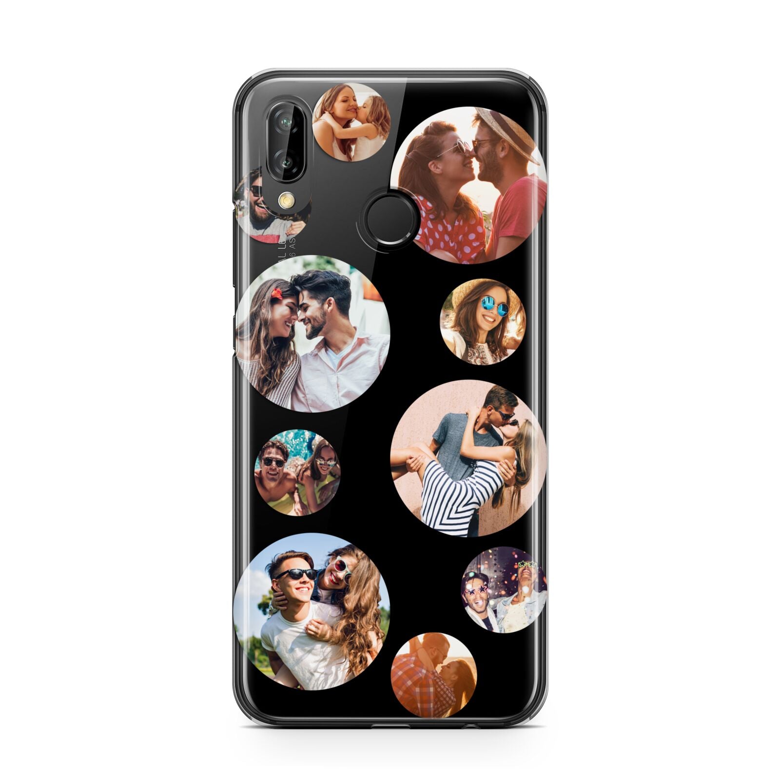 Multi Circular Photo Collage Upload Huawei P20 Lite Phone Case