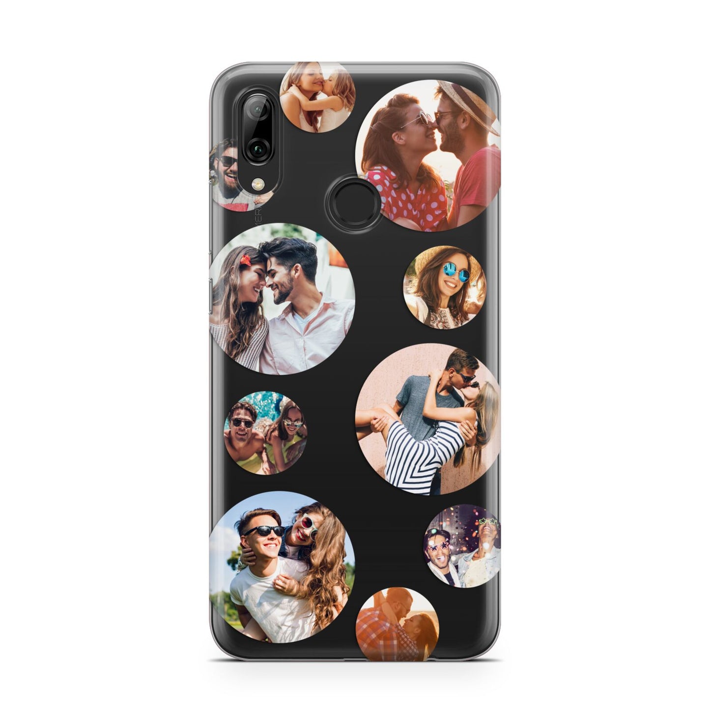 Multi Circular Photo Collage Upload Huawei Y7 2019