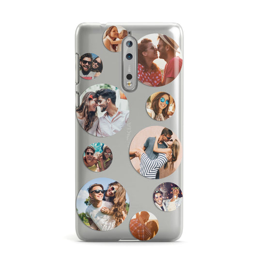 Multi Circular Photo Collage Upload Nokia Case