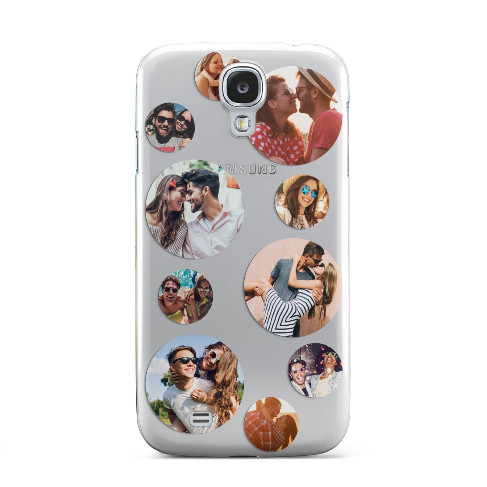 Multi Circular Photo Collage Upload Samsung Galaxy S4 Case